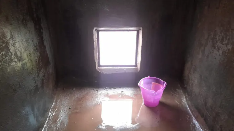 Relevamiento de cisterna exterior de agua